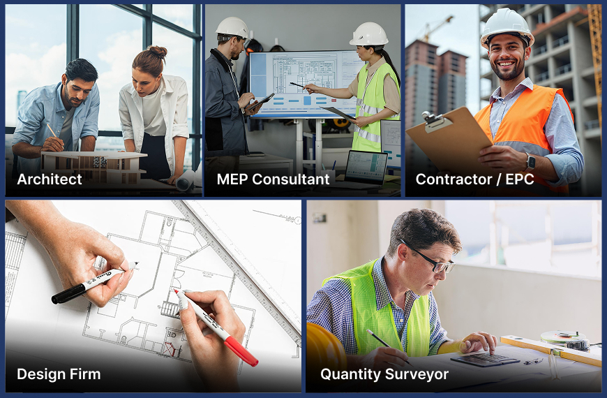 Who Uses AI Quantity Takeoffs -Industry Roles_