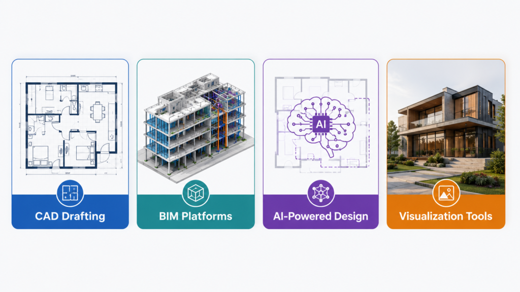 Understand the Core Categories of Architecture Design Software
