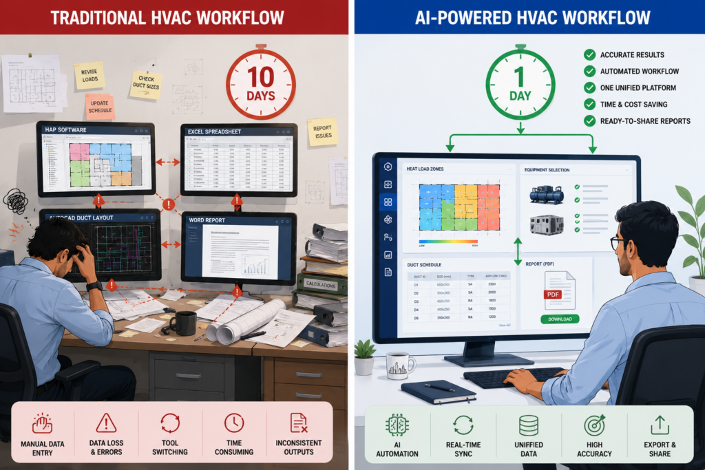 The Traditional HVAC Design Workflow in Indian MEP Consulting