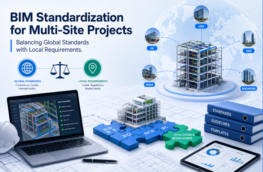 BIM Standardization for Multi-Site Projects: Balancing Global Standards with Local Requirements