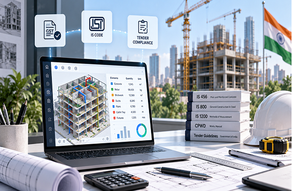 Best Quantity Takeoff Software in India 2026: Compared for GST, IS Code, and Tender Compliance